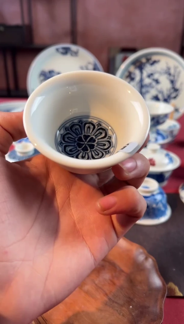 摆件陶天禄言瓷手工手绘茶器5606