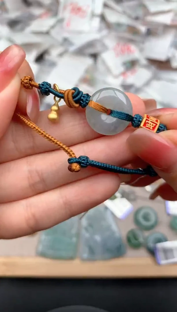 银S925镶嵌挂件翡翠一