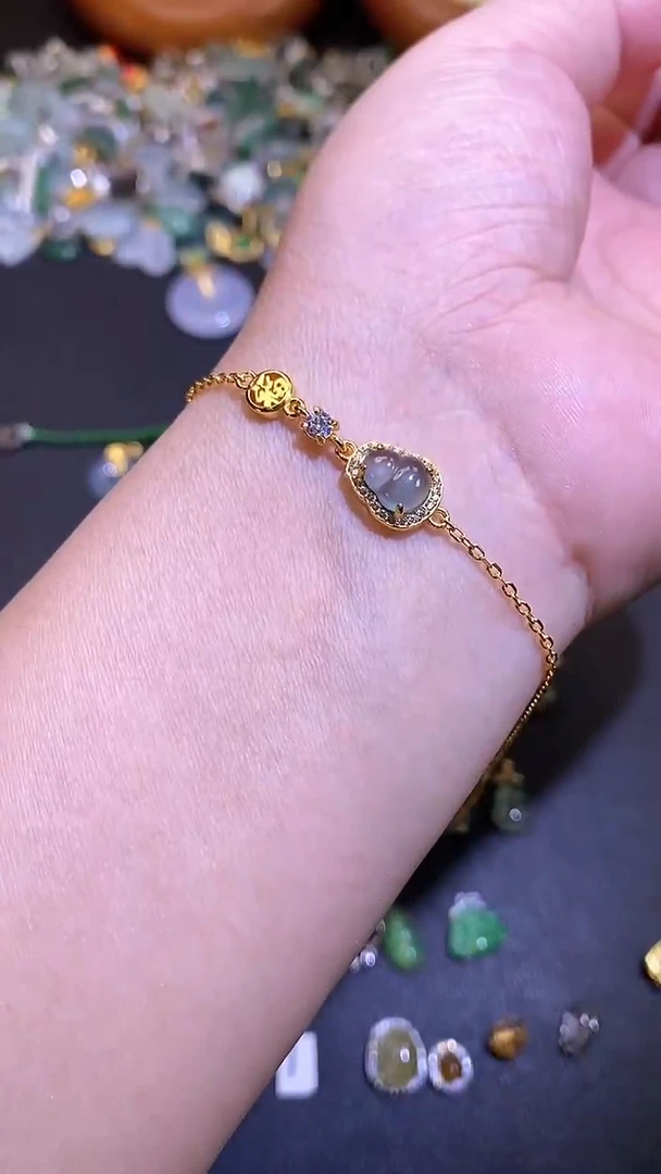 【闪购商品】翡翠吊坠(不含链)银S925镶嵌1