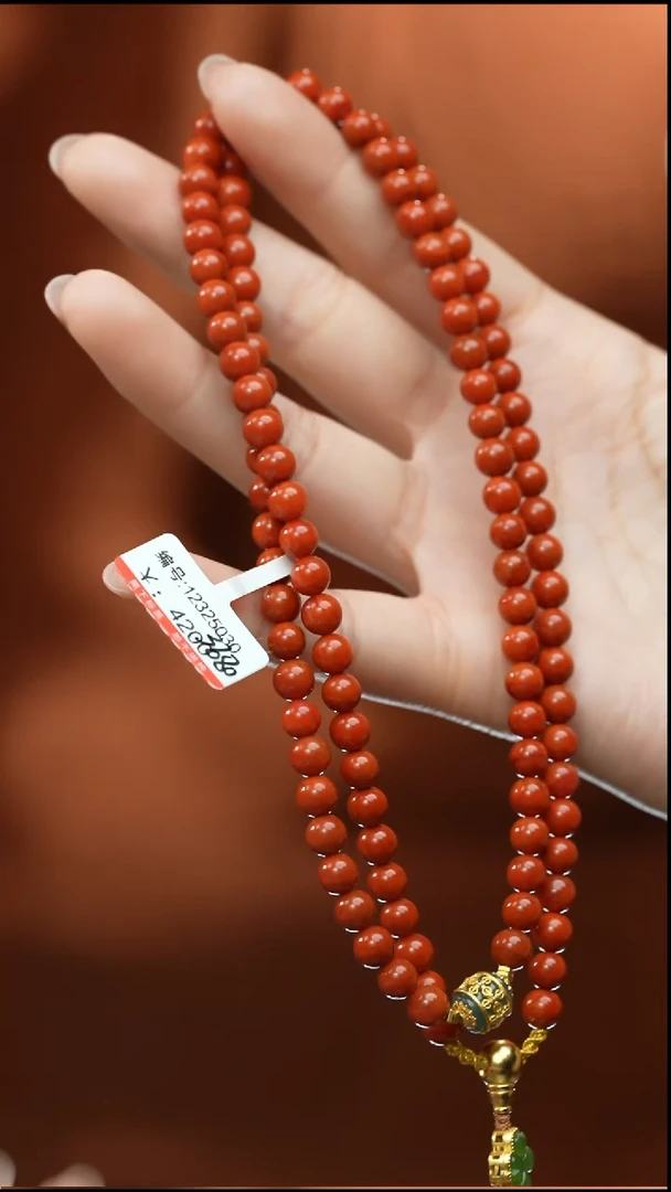 【闪购商品】南红玛瑙颈饰未镶嵌项链  卡6