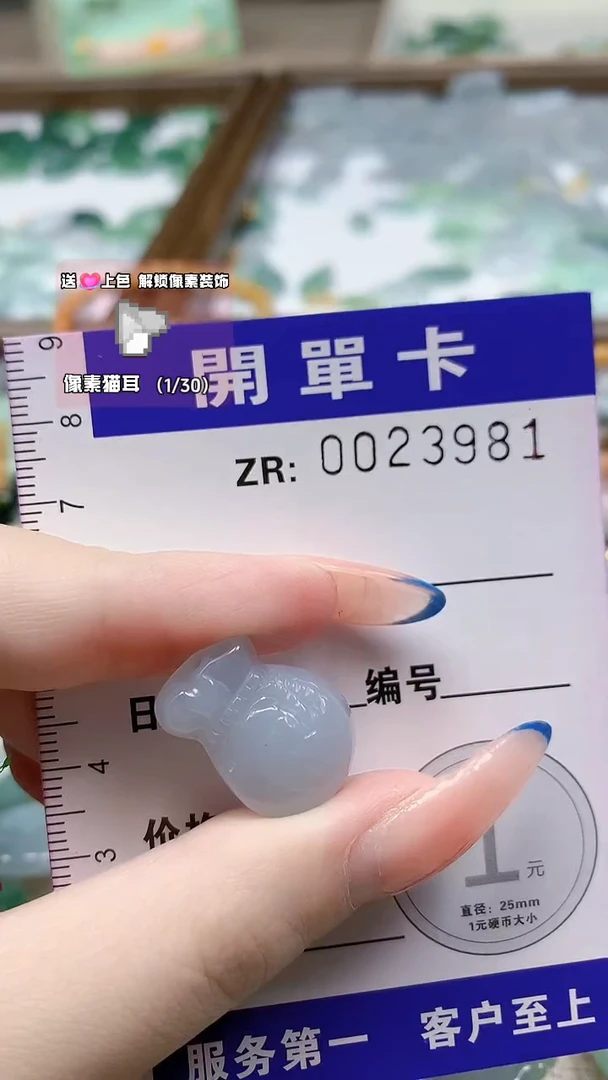 翡翠未镶嵌颈饰翡翠A货 多样性发货其一（不含链）