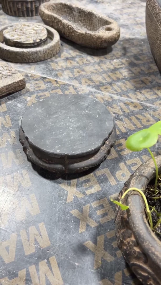 陶土【火山泥】金箍坛底座