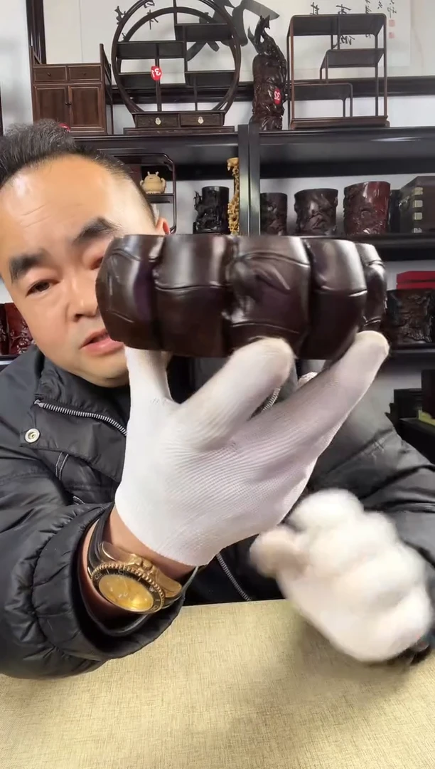 木老李红木工艺品30瑕疵