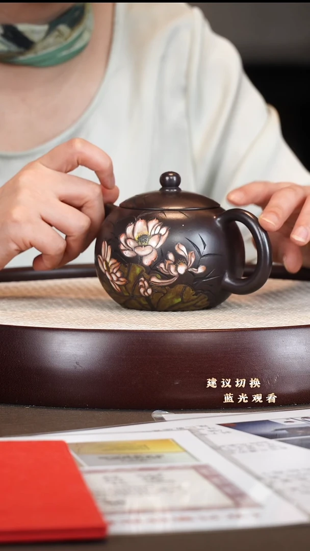 茶壶紫砂时顺华 西施 紫朱泥 300cc