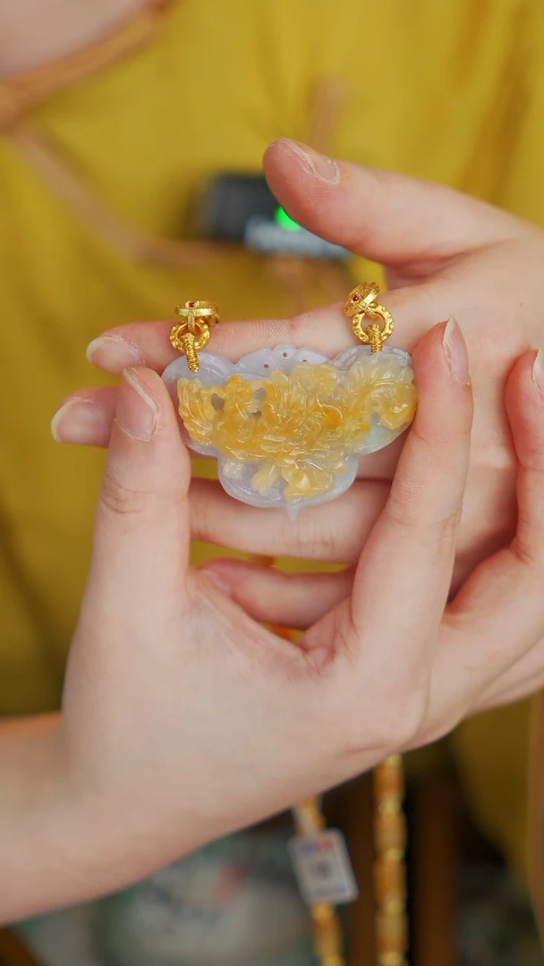 翡翠未镶嵌颈饰翡翠项链