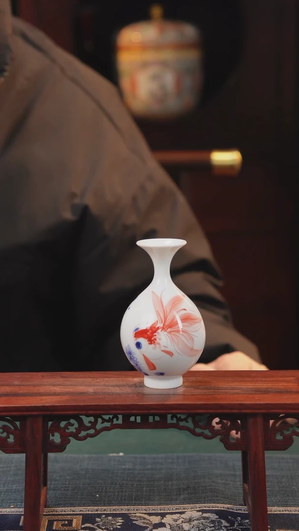 【闪购商品】摆件釉下彩纯手工纯手绘原创瓷器