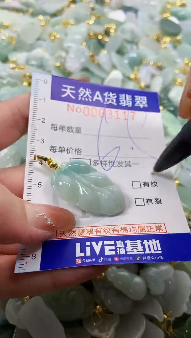 颈饰未镶嵌翡翠天然A货翡翠