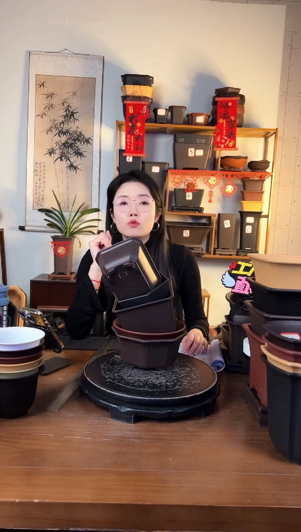 【闪购商品】树脂5只紫檀色组合