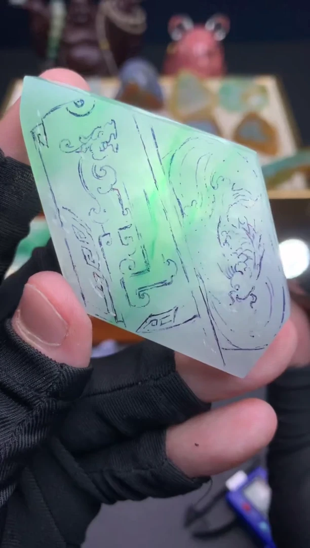 未镶嵌定制翡翠天然翡翠裸石（包工）
