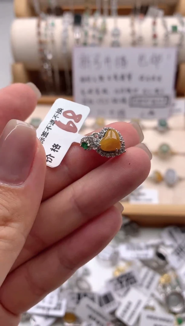 翡翠银S925镶嵌吊坠(不含链)648