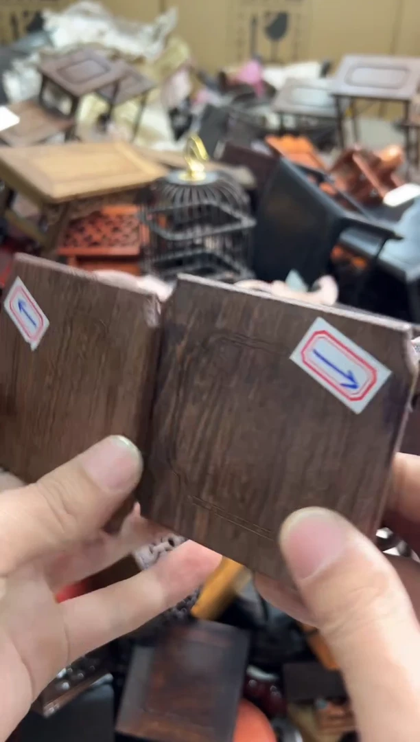 【闪购商品】木382瑕疵底座花架摆件处理2个