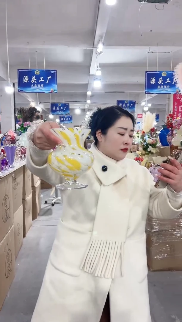 【闪购商品】玻璃花伴你花瓶微瑕-5L3KH