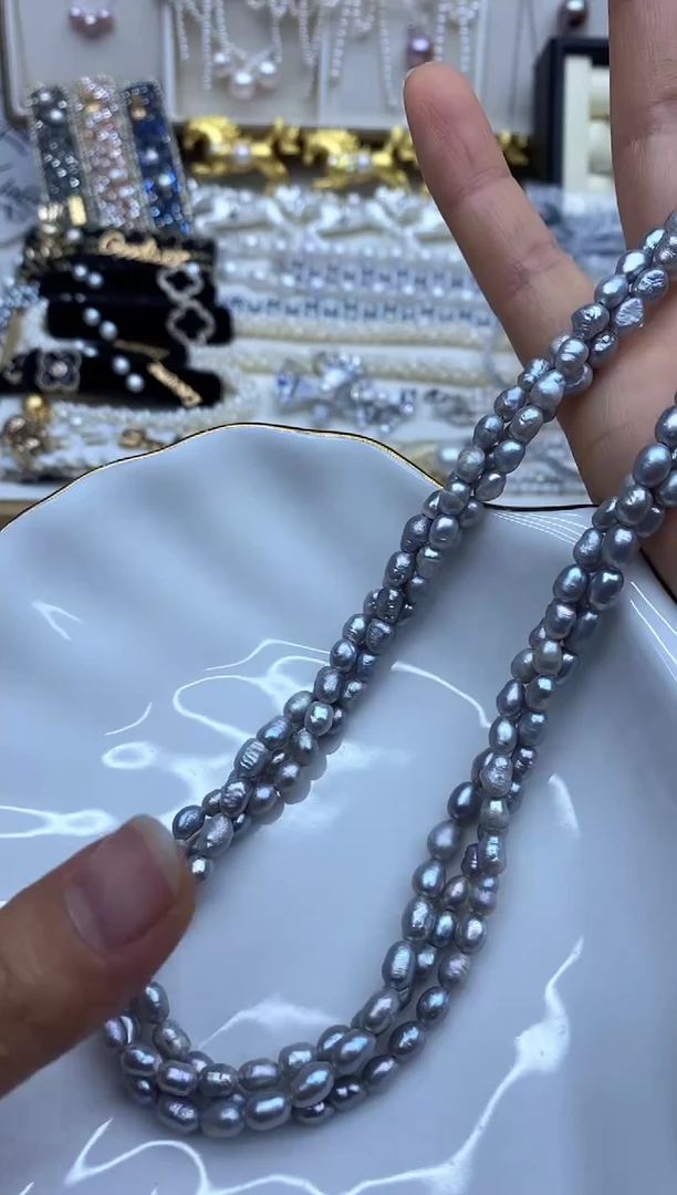 项链未镶嵌淡水珍珠项链