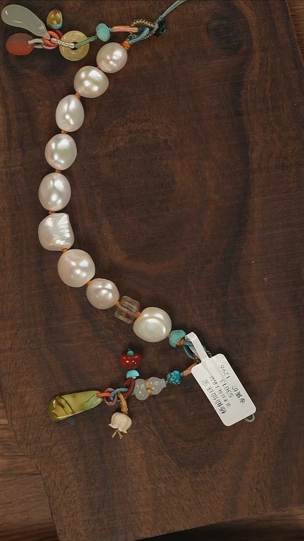 【闪购商品】淡水珍珠手机链未镶嵌S3013