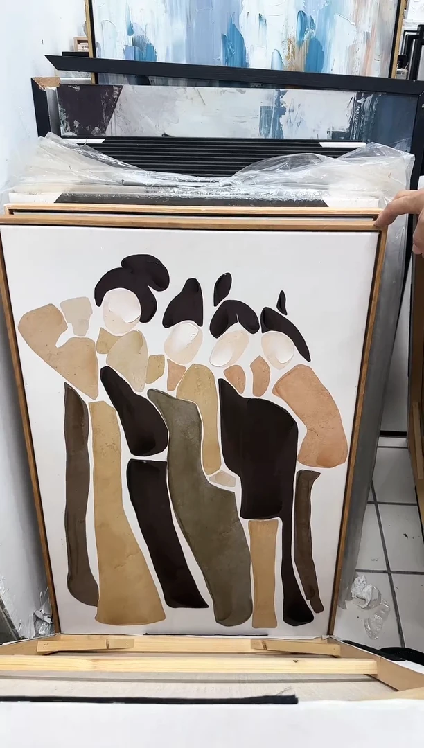 168现代艺术装饰画油画60cm*90cm