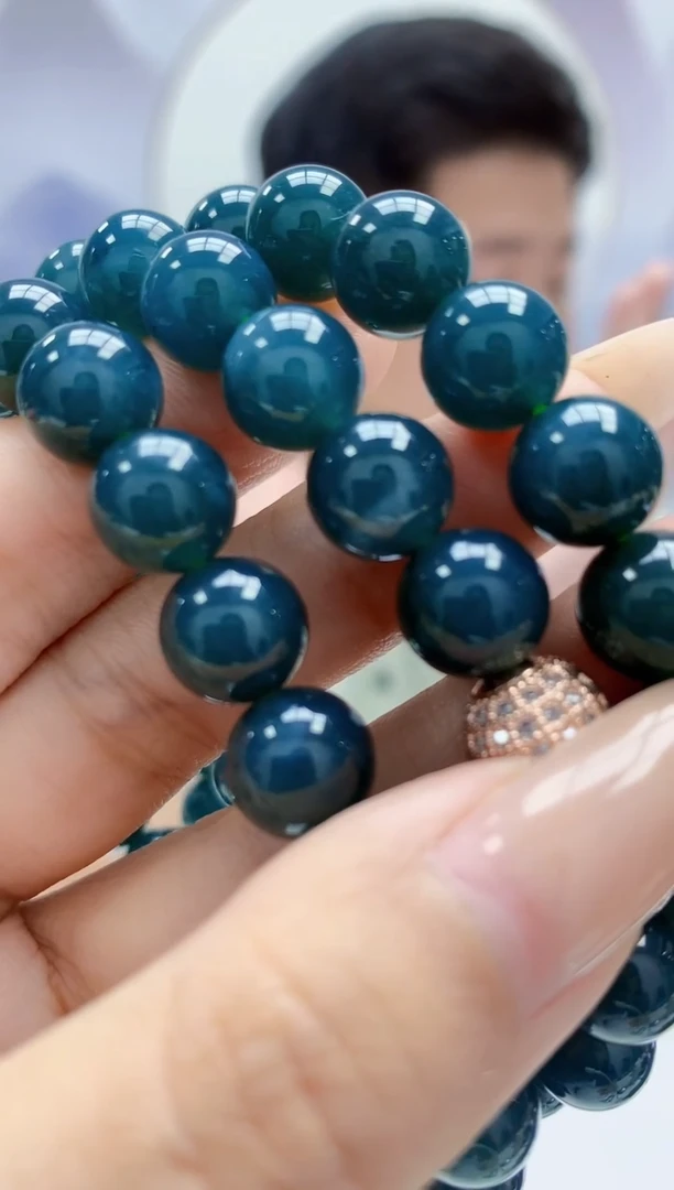 定制翡翠未镶嵌4917xx-毛货珠链49