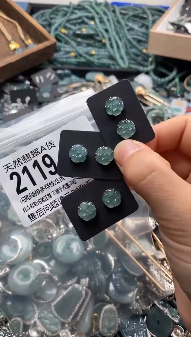 【闪购商品】翡翠颈饰未镶嵌多样性发其一2119