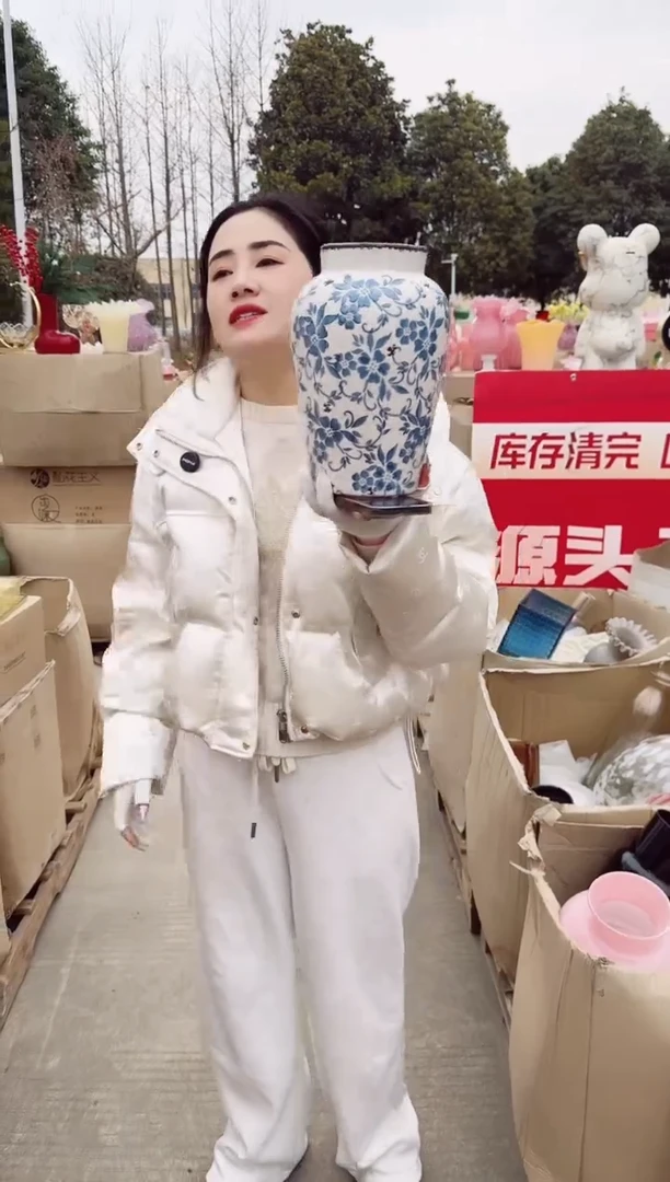 【闪购商品】玻璃XX-GYHJN465H花瓶