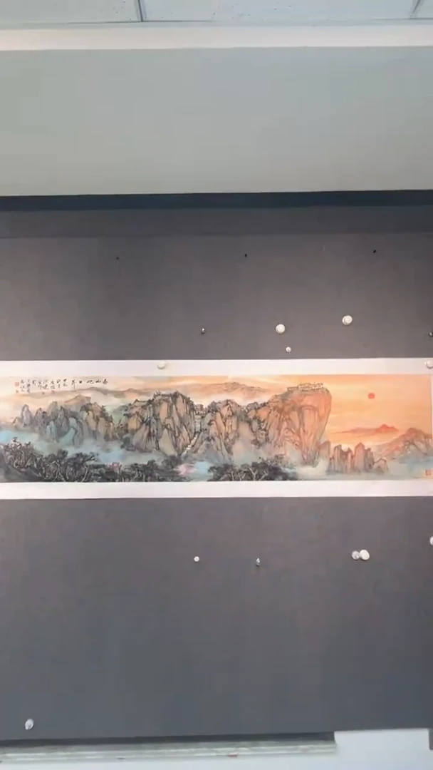 国画夏广怡老师六尺对开