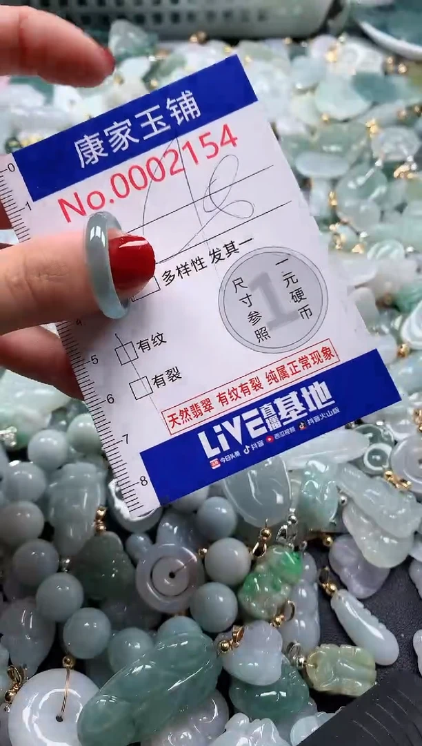 翡翠未镶嵌吊坠(不含链)2154