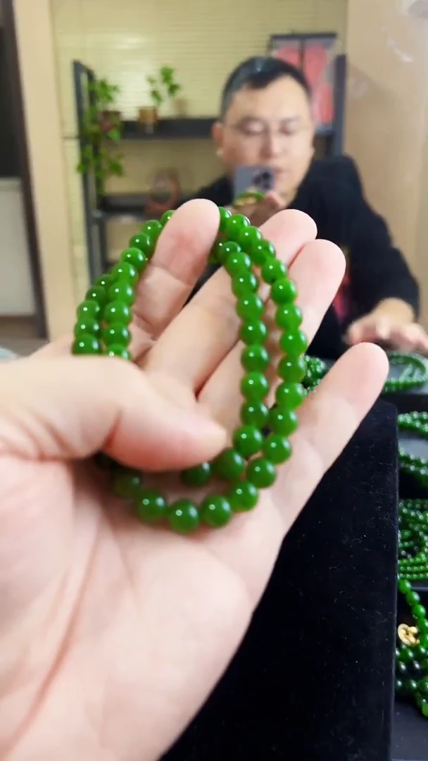 项链未镶嵌和田玉（碧玉）8