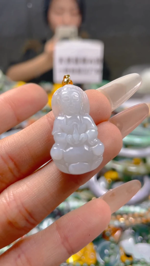 【闪购商品】翡翠颈饰未镶嵌/U/翡翠A货一图一物