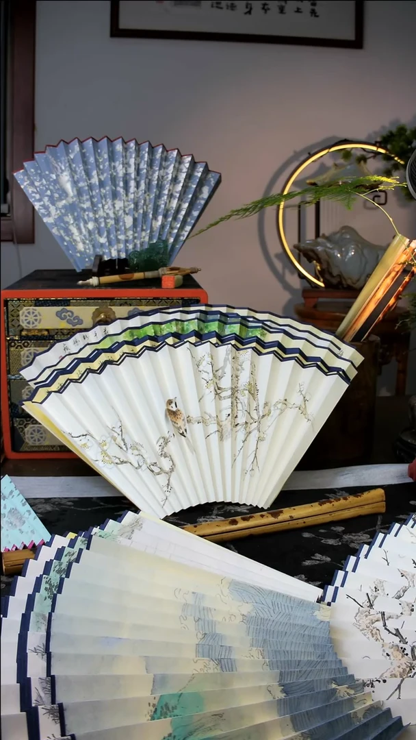 扇子手绘扇面  95  16  2.0