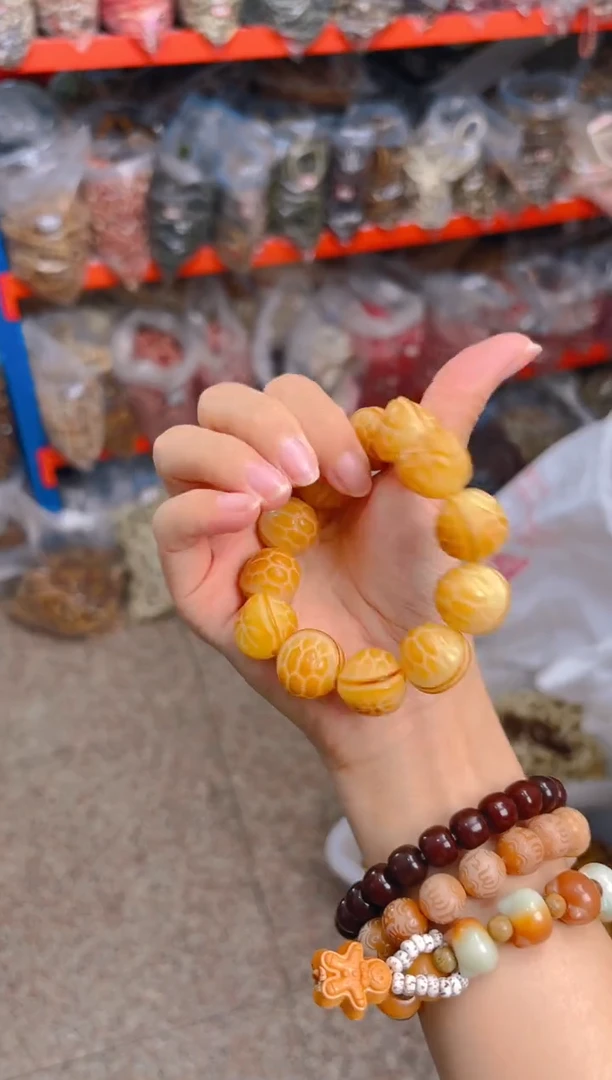 吊坠菩提根/象牙果富甲天下单圈手串