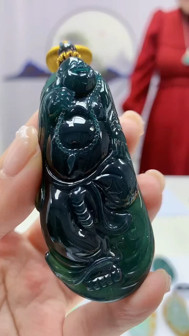 【闪购商品】定制翡翠未镶嵌4902ms-毛货167佛公