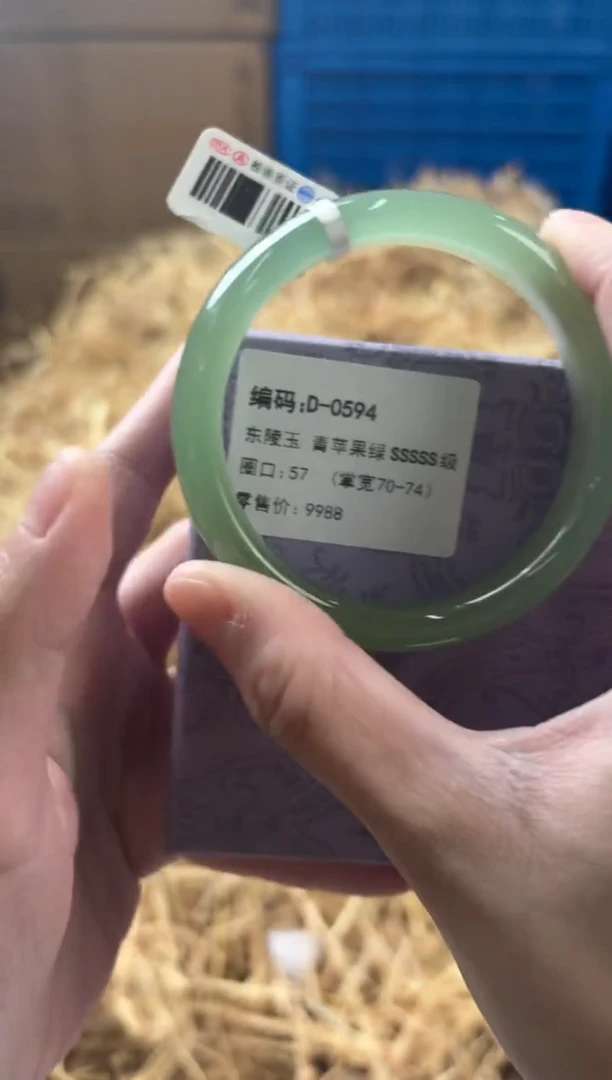 未镶嵌手镯石英质玉D-0594