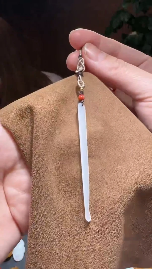 【闪购商品】和田玉挂件未镶嵌玉耳勺