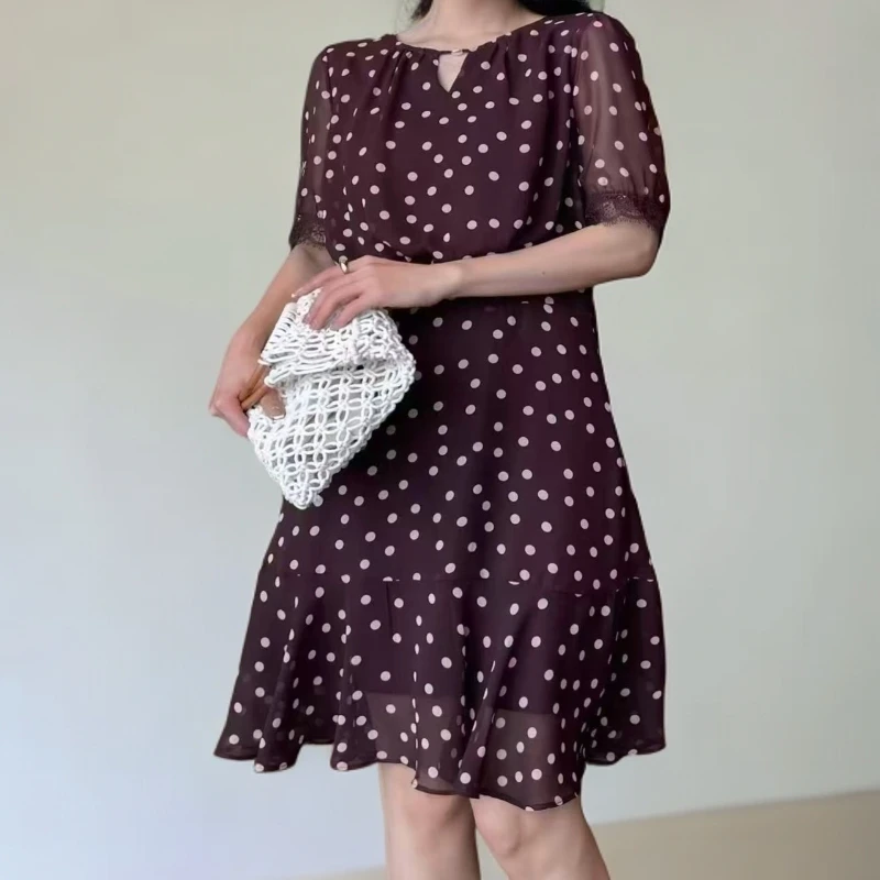 【XIAOHUIHUI】  25夏       轻盈飘逸   高级感显瘦连衣裙