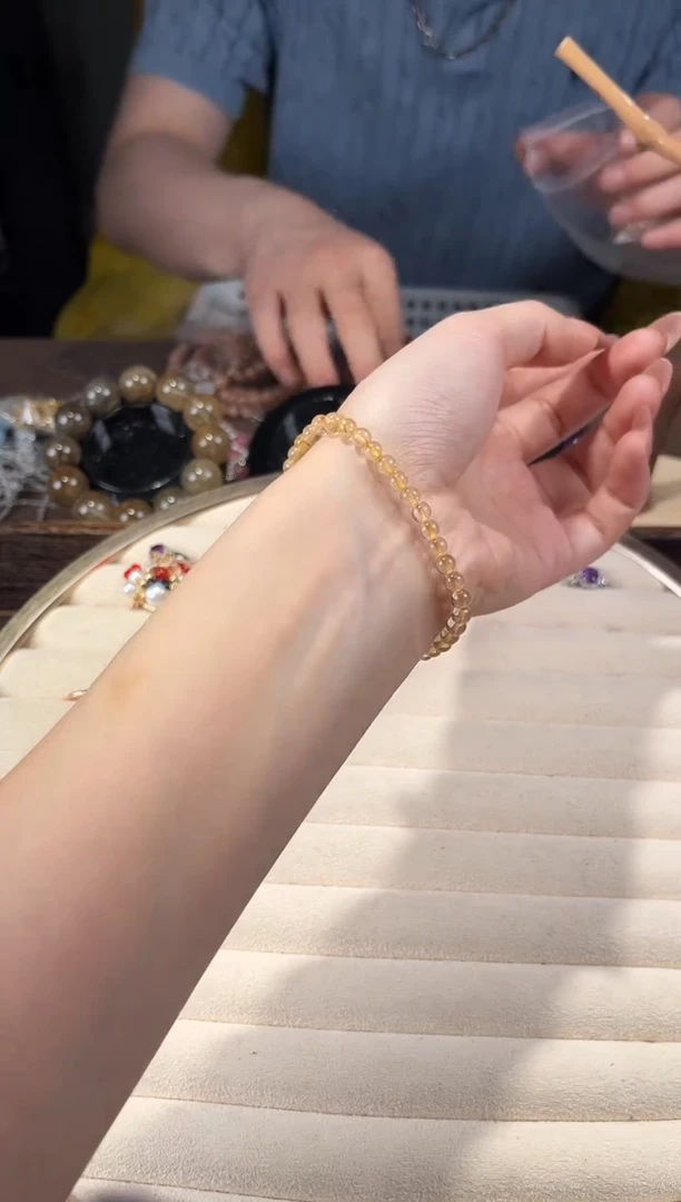 手链未镶嵌发晶金发晶