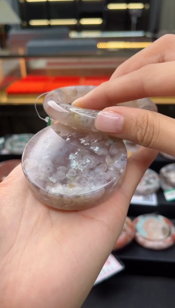 石英质玉手镯未镶嵌62圈口（赠送镯心）606163