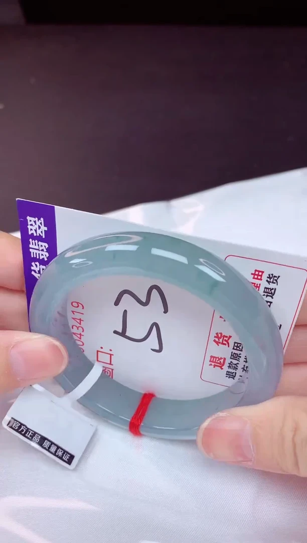 未镶嵌手镯翡翠53（48小时鉴赏期 ）