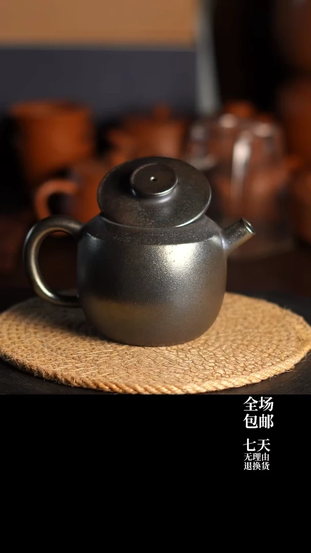 云水山涧建水紫陶微瑕纯柴烧壶 210cc云玉 009