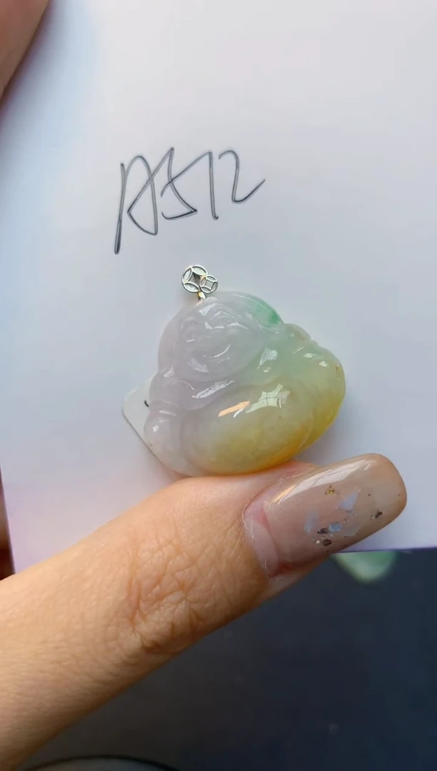 颈饰18K金镶嵌翡翠天然A货翡翠百元以上9元证书费自理