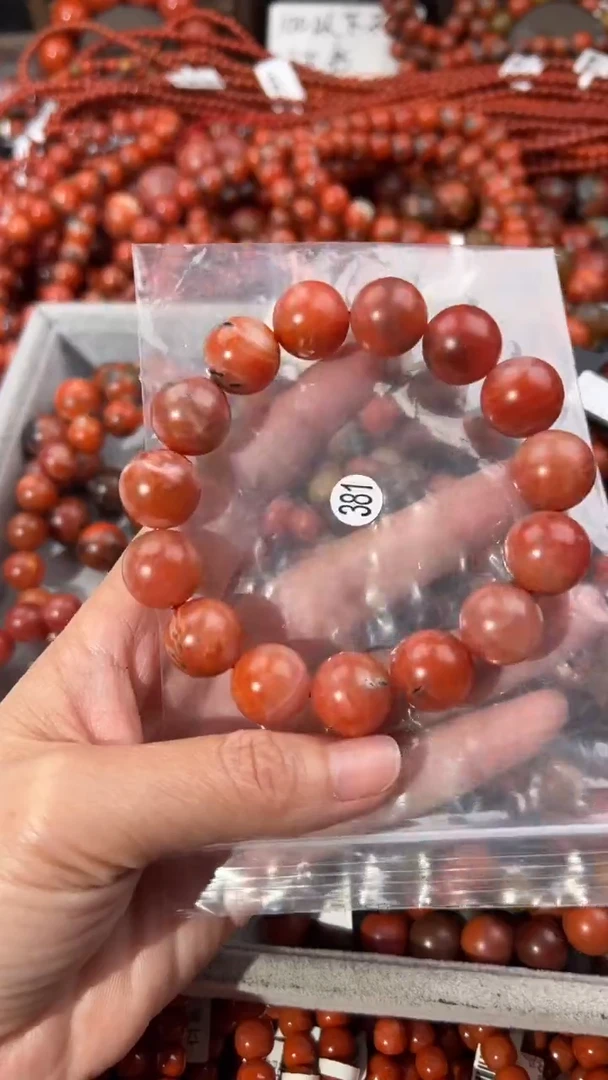 南红玛瑙手串未镶嵌15