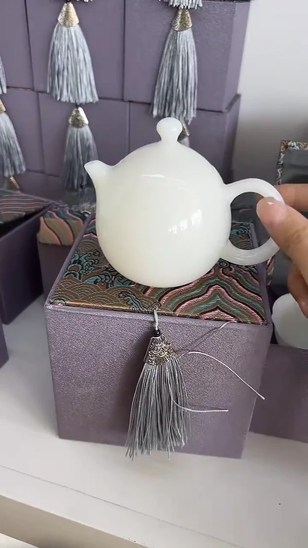 龙泉云间青瓷小米茶器