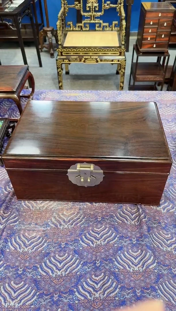 【闪购商品】红酸枝木类成套家具首饰盒