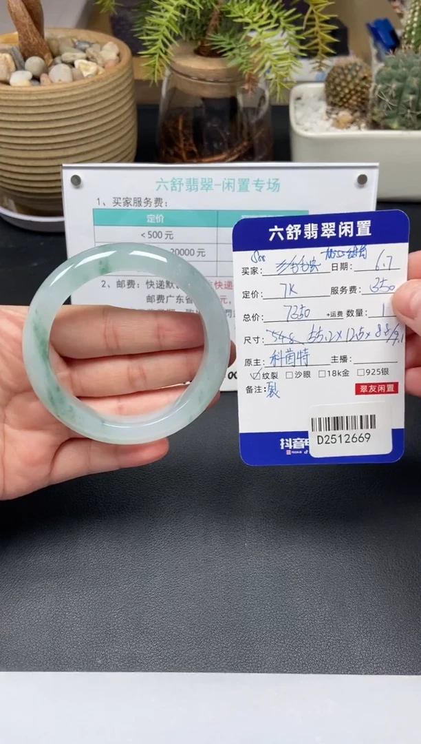 翡翠手镯未镶嵌D2512669