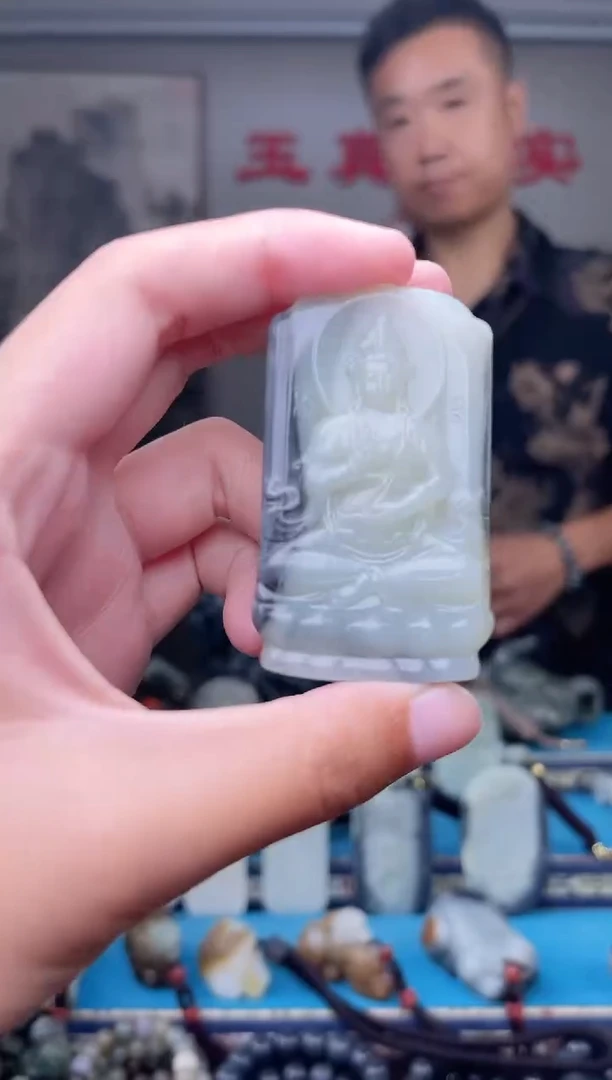 和田玉未镶嵌挂件1