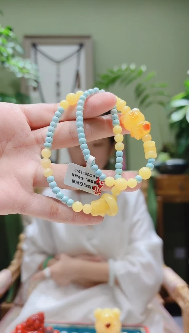 未镶嵌绿松石手串绿松石手串A0719-7