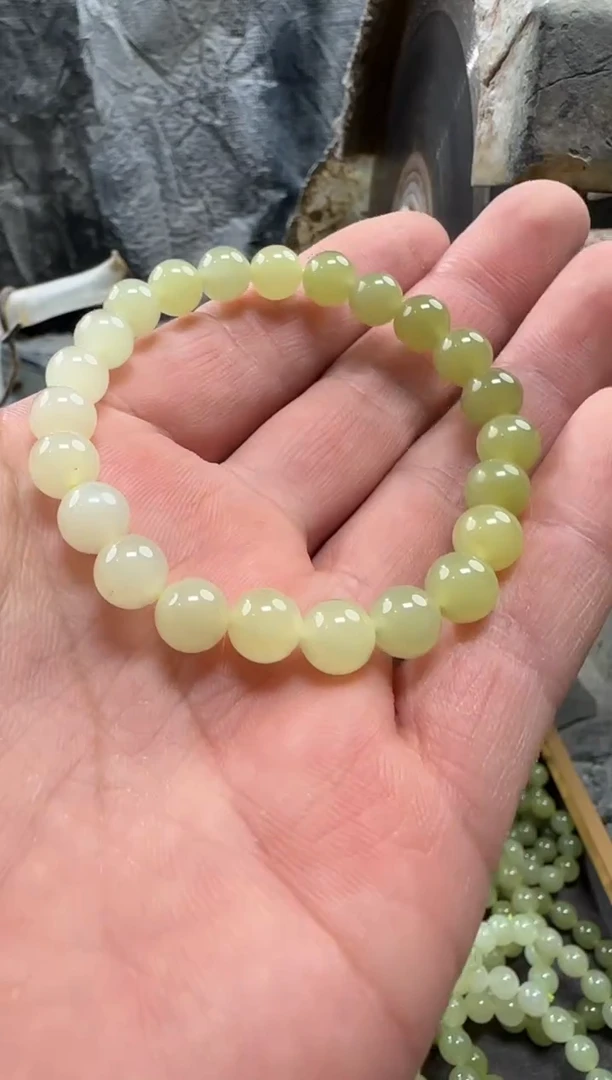 和田玉未镶嵌颈饰手串8