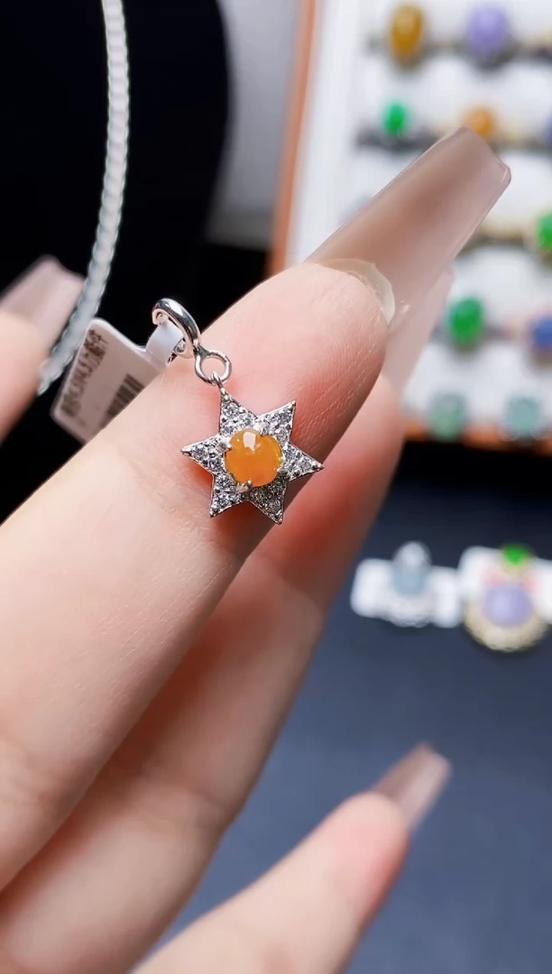 银S925镶嵌戒指翡翠1087