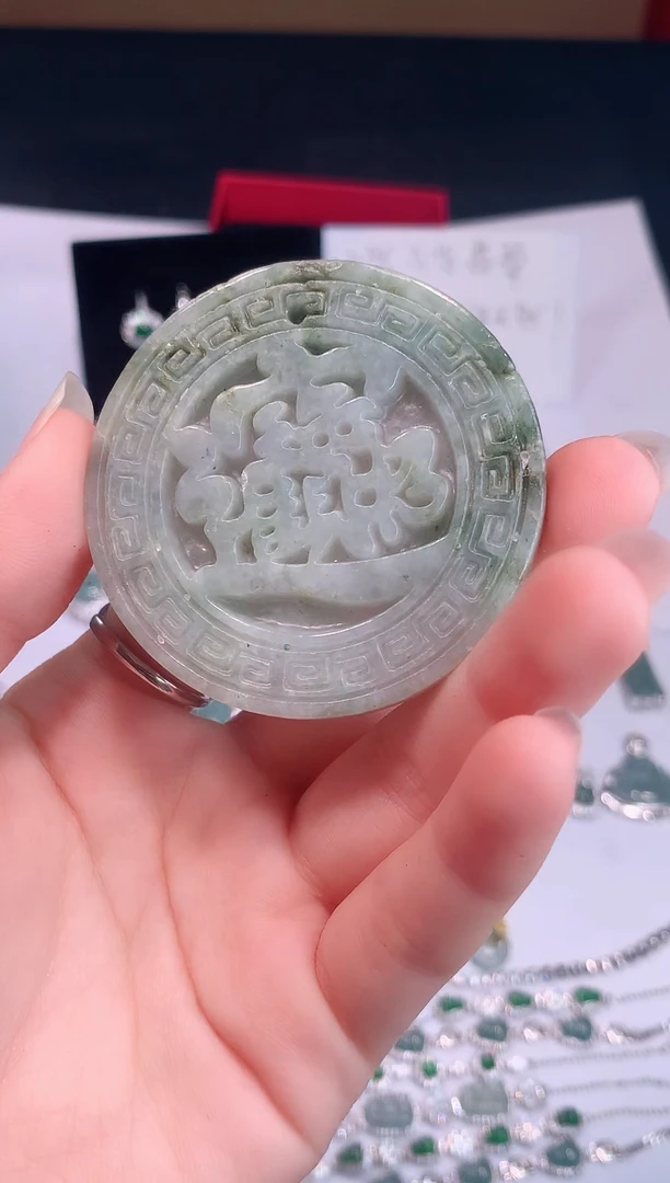 颈饰未镶嵌翡翠0芹0翡翠珠宝705