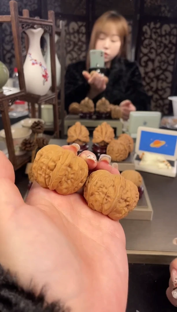 【闪购商品】文玩核桃把件平谷元宝42尺-8