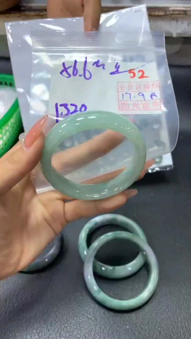 未镶嵌定制翡翠52毛货需精细抛光定制+多样性发1+1320