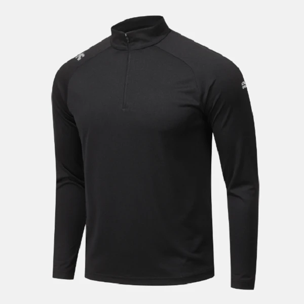 DESCENTE/迪桑特新款半拉链跑步长袖T恤SQ323RTL83