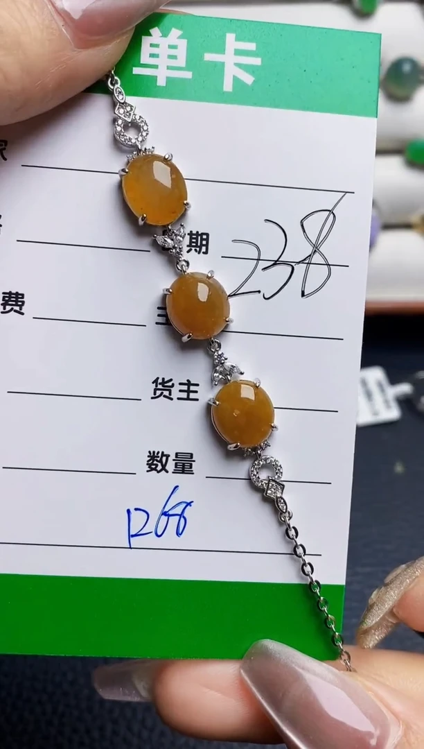 银S925镶嵌戒指翡翠1268